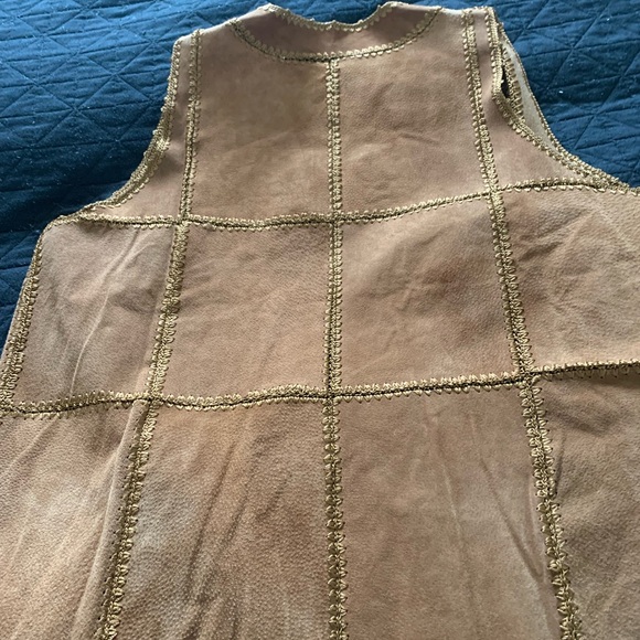 Vintage suede patchwork vest - XL - Picture 10 of 10